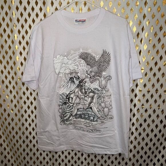 Cancun Mexico souvenir t-shirt size L - Picture 2 of 3